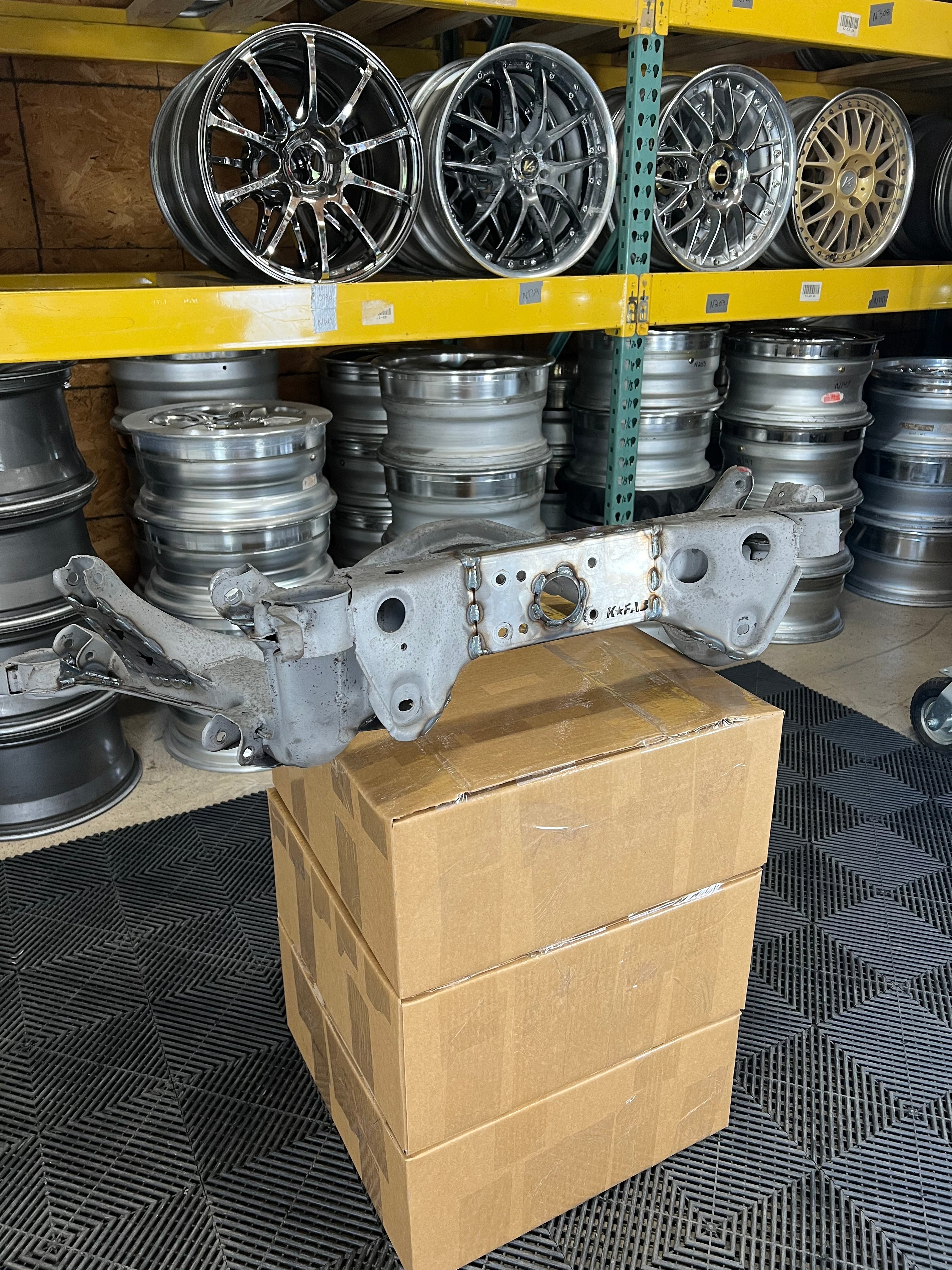 K FAB Weld In Subframe Reinforcement Kit For Nissan 240sx S13 R32 180sx